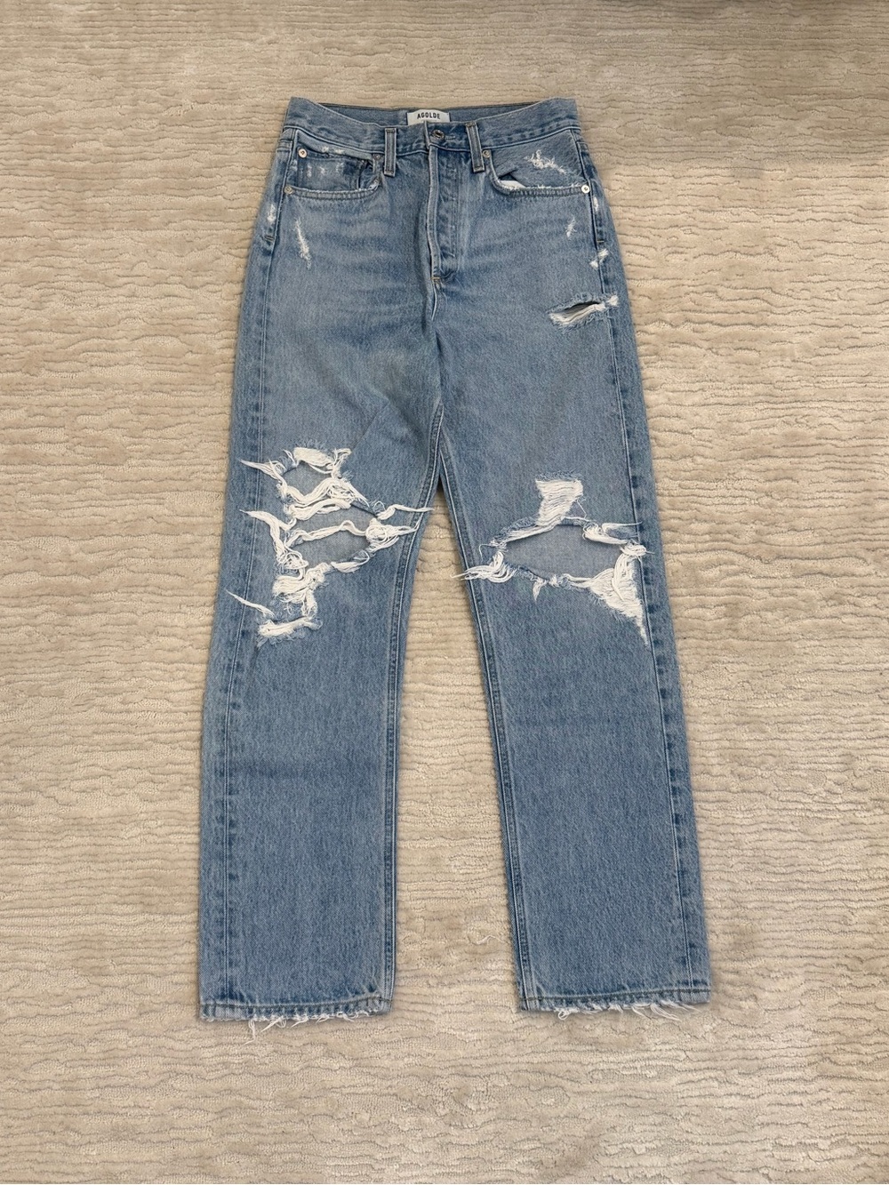 Agolde ripped 90s pinch jeans